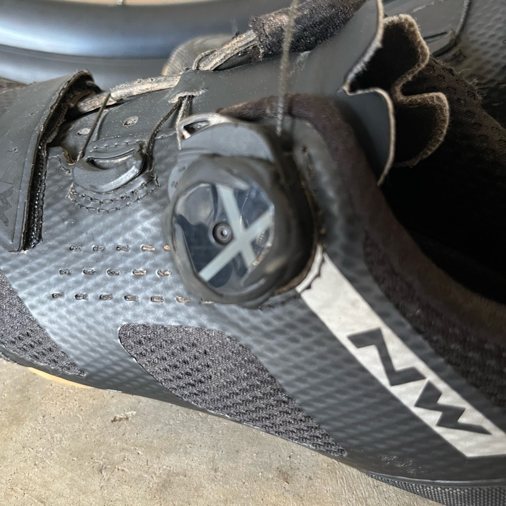 Kids Black Cycling Shoes